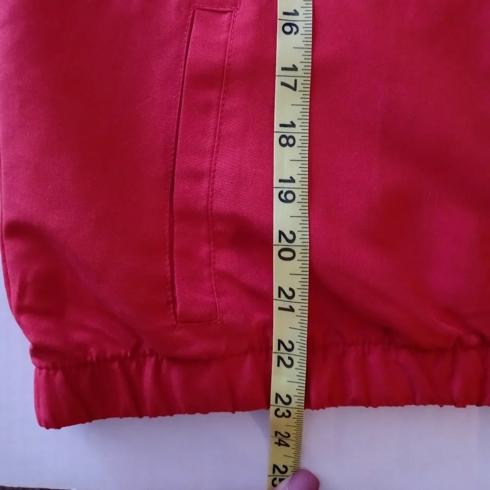 🪷 Forever 21 Red, White, Blue Windbreak Hood Jacket. - Picture 8 of 11